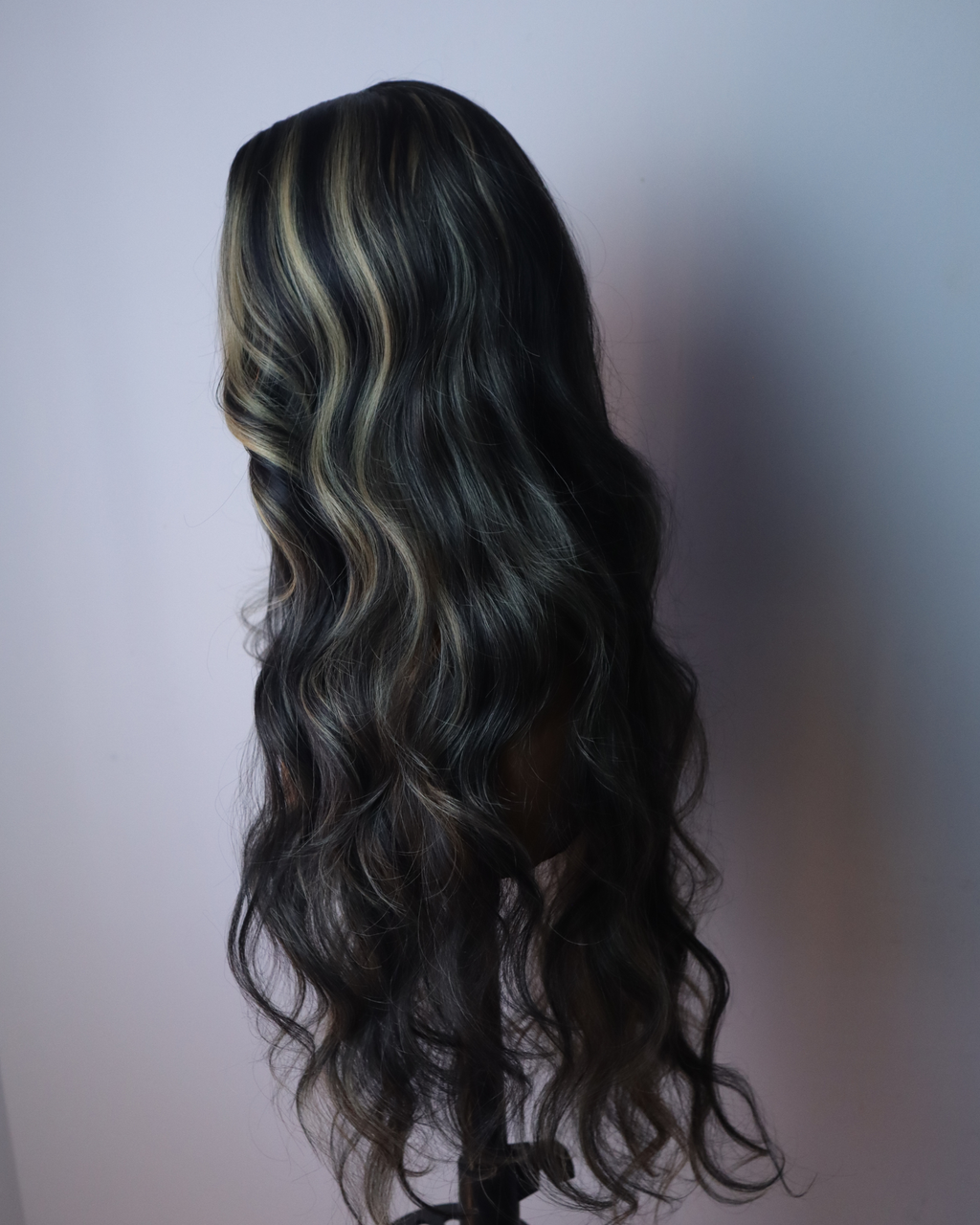 GLAM - body wave  with face framing layers  T-Part Wig