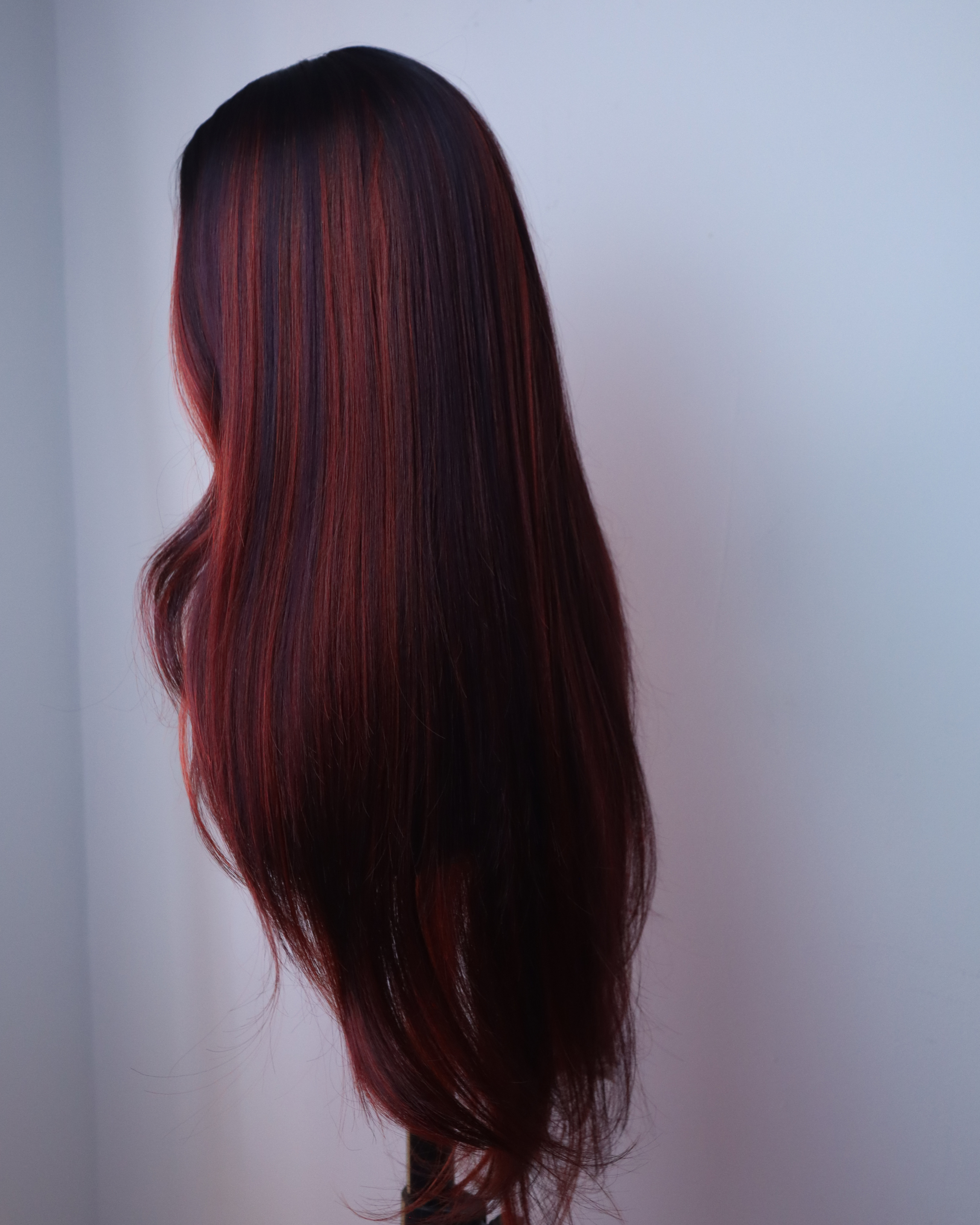 Raven T-part mixed burgundy