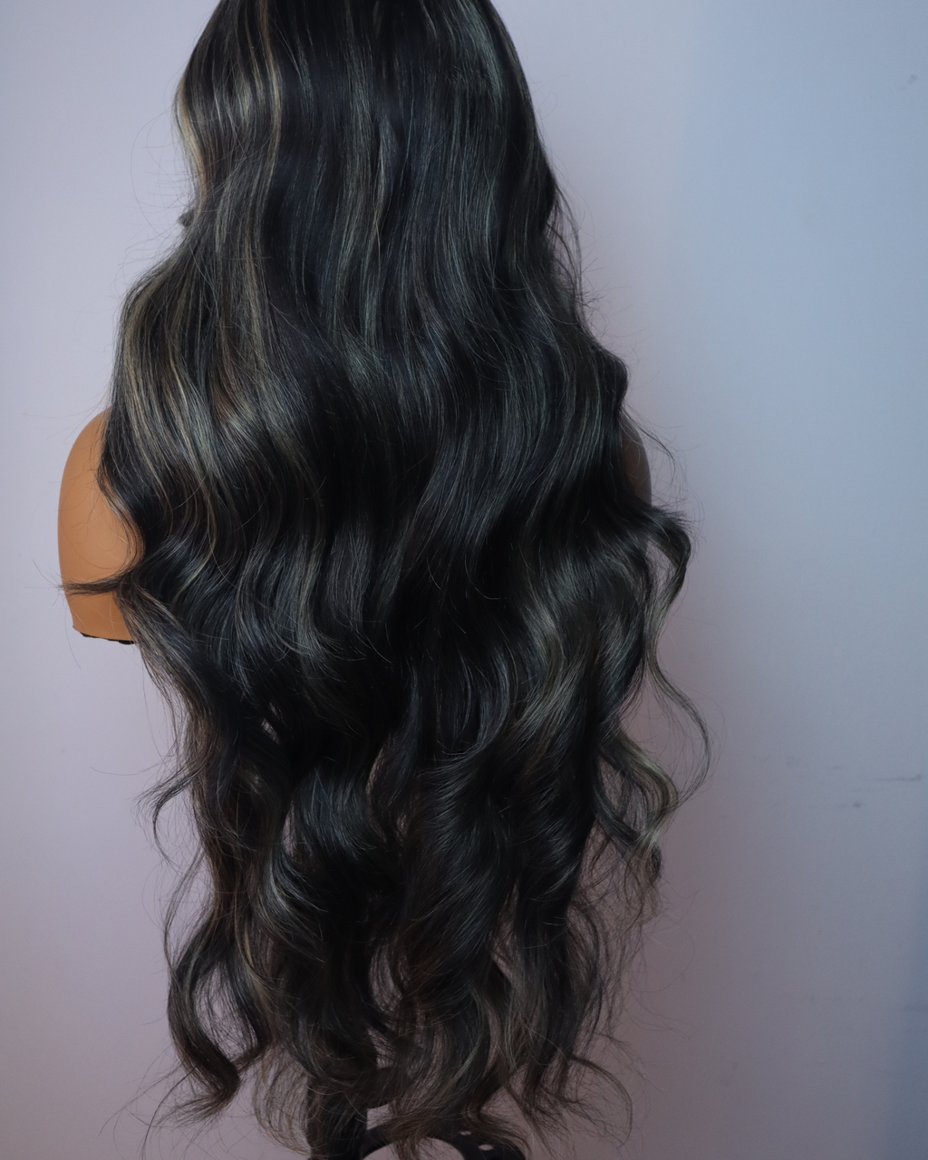GLAM - body wave  with face framing layers  T-Part Wig