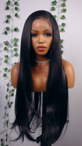 Ashley - Silky Straight 13x6 lace Wig  1B