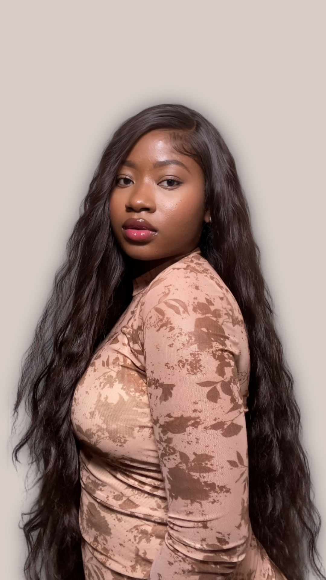 Rebecca  13X6 lace water wave wig 34 inch